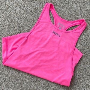 Nobull Pink Racerback Tank Top